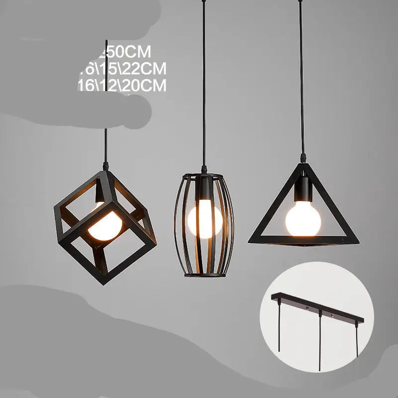 Three Modern Minimalist Nordic Chandelier - sleek-selections