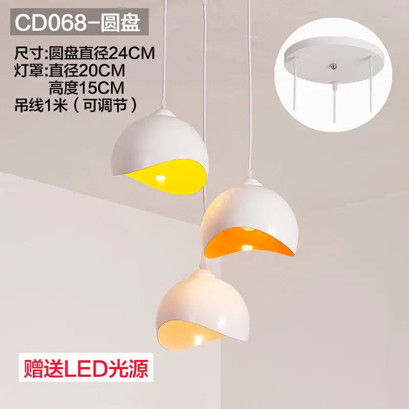 Three Modern Minimalist Nordic Chandelier - sleek-selections