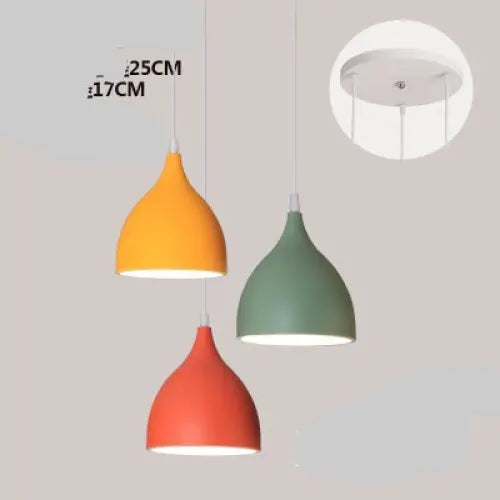 Three Modern Minimalist Nordic Chandelier - sleek-selections