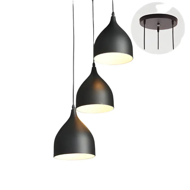 Three Modern Minimalist Nordic Chandelier - sleek-selections