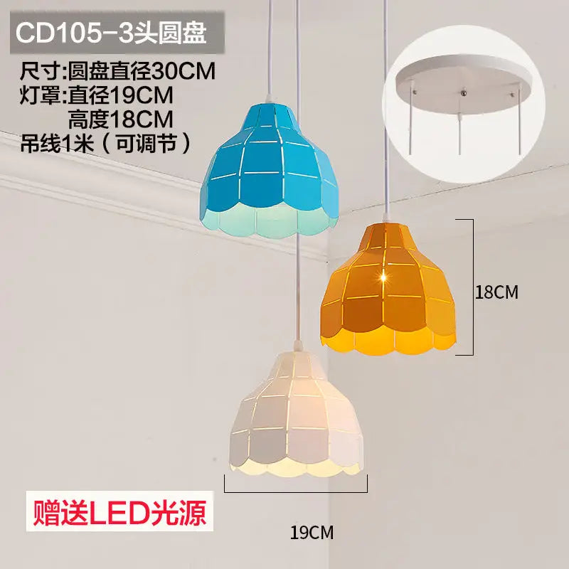 Three Modern Minimalist Nordic Chandelier - sleek-selections