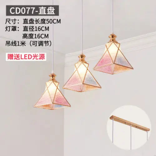 Three Modern Minimalist Nordic Chandelier - sleek-selections