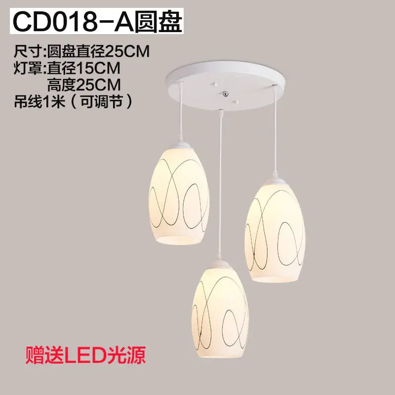 Three Modern Minimalist Nordic Chandelier - sleek-selections