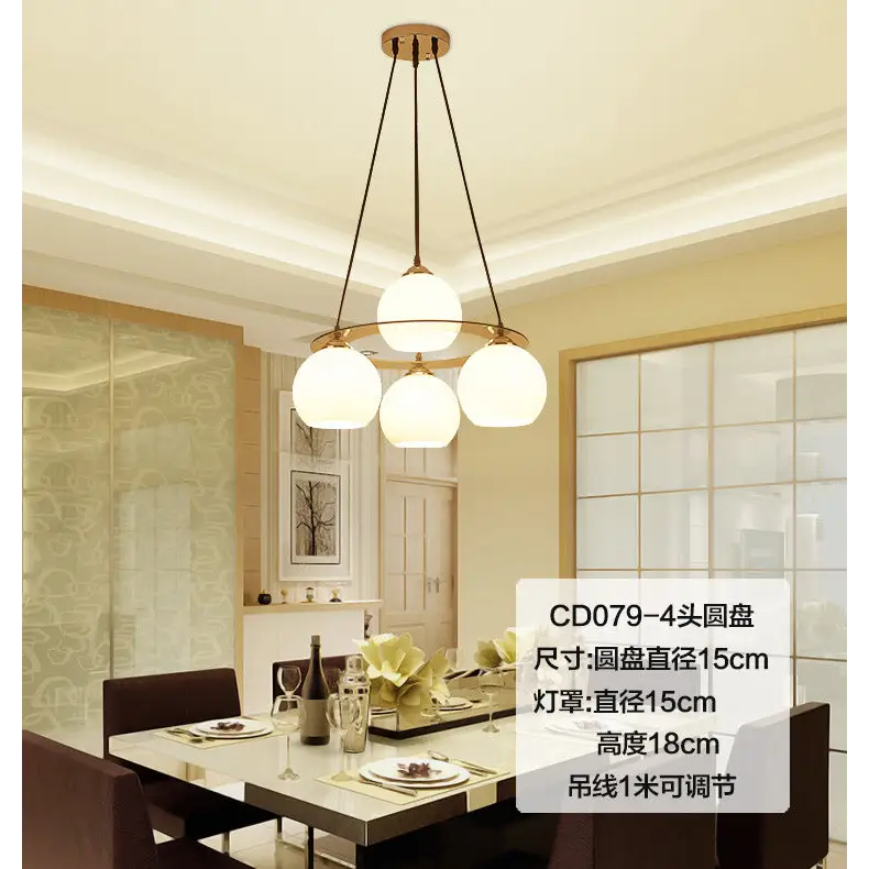 Three Modern Minimalist Nordic Chandelier - sleek-selections