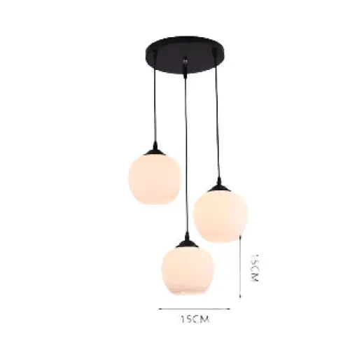 Three Modern Minimalist Nordic Chandelier - sleek-selections