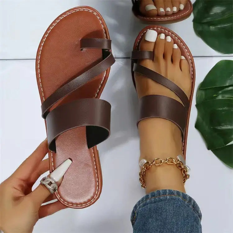 Toe ring Flat Sandals - sleek-selections