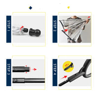 Transparent Pet Umbrella assembly instructions for easy setup and usage