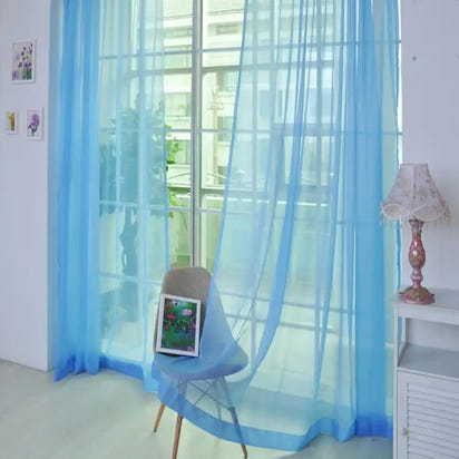 Transparent Sheer Curtain - sleek-selections