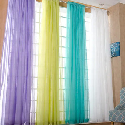 Transparent Sheer Curtain - sleek-selections