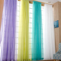 Transparent Sheer Curtain - sleek-selections
