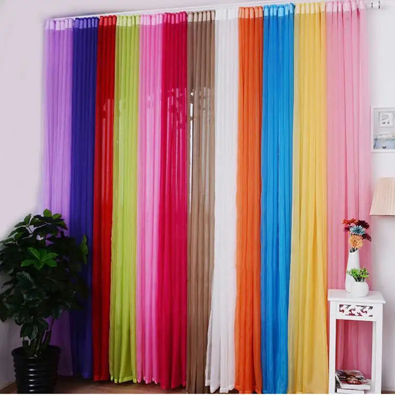 Transparent Sheer Curtain - sleek-selections
