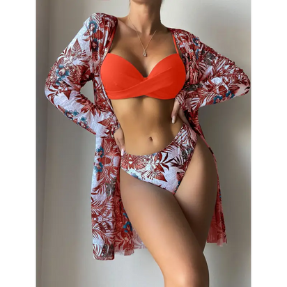 Woman’s swimsuit and cover-up.