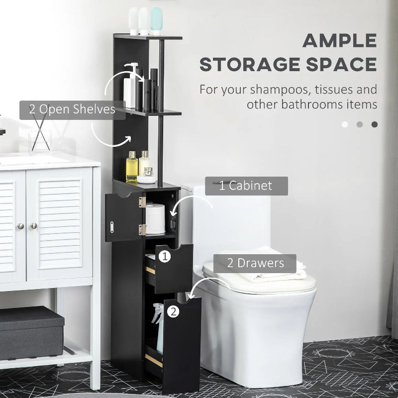 Tall Bathroom Storage Cabinet