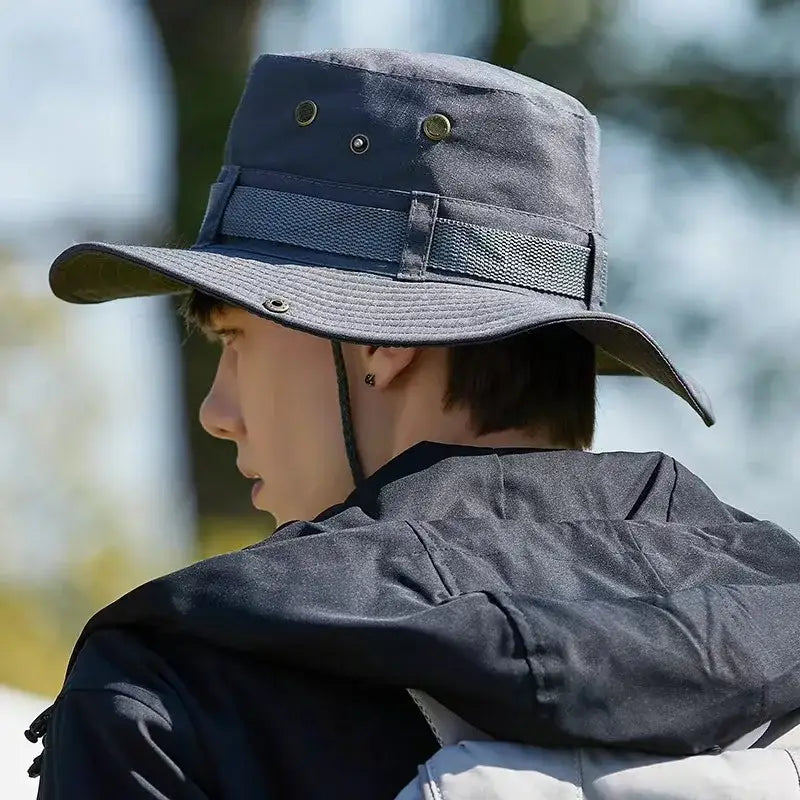 Unisex Summer Outdoor Fishing Hiking Bucket Hat - sleek-selections