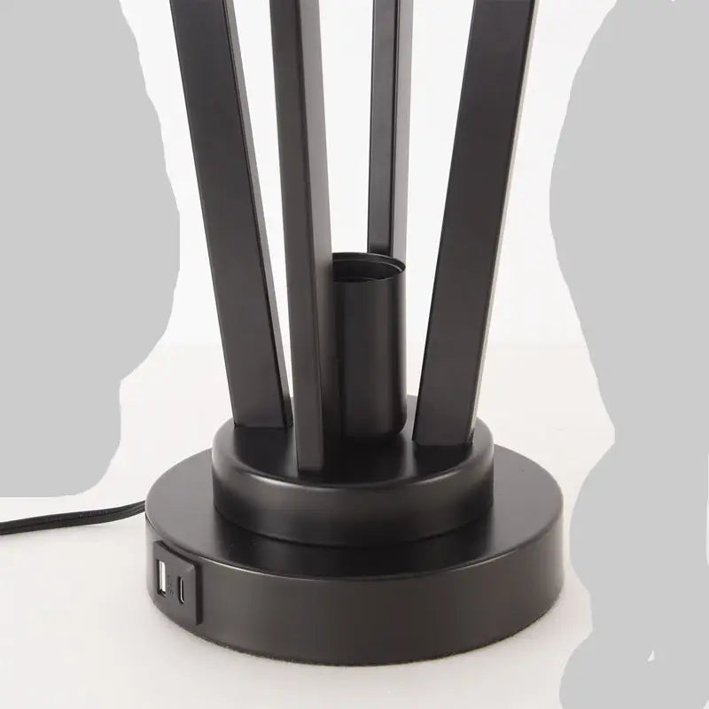 Usb Fabric Dimming Touch Table Lamp - sleek-selections