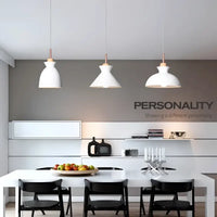 White Nordic Modern Hanging LED Light - sleek-selections