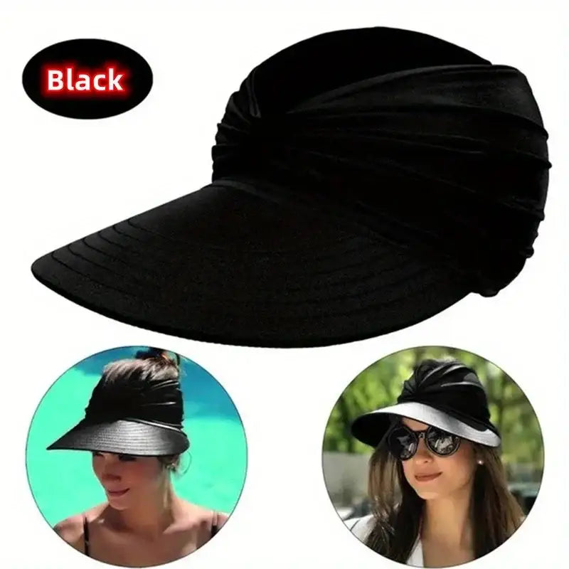 Women's  Large Brim Face Blocking Cap - sleek-selections