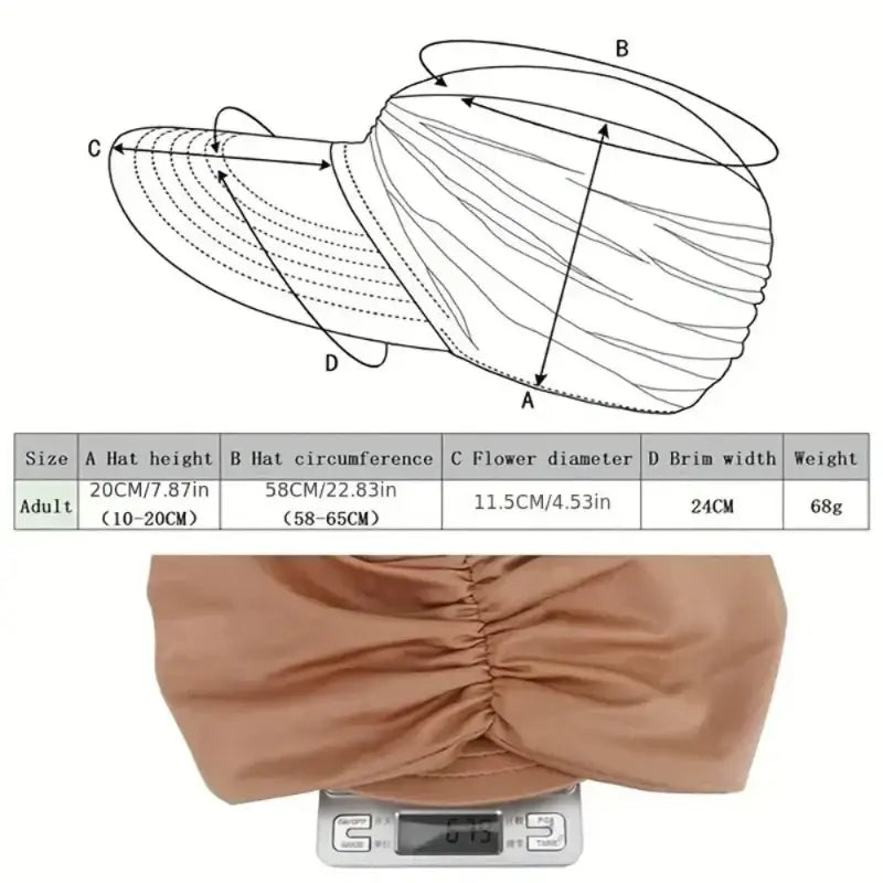 Women's  Large Brim Face Blocking Cap - sleek-selections