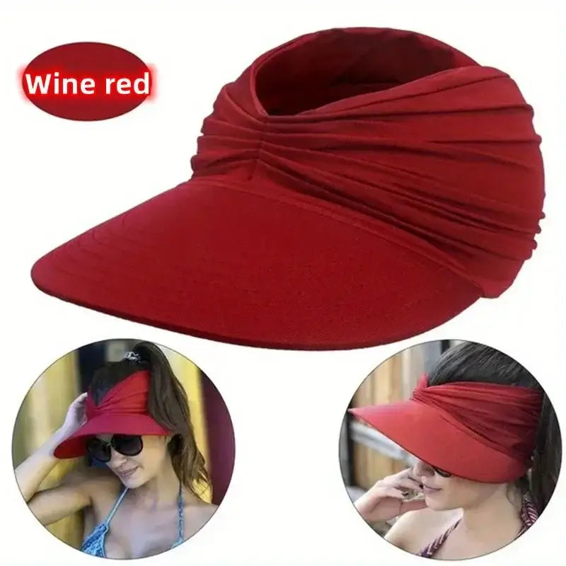 Women's  Large Brim Face Blocking Cap - sleek-selections