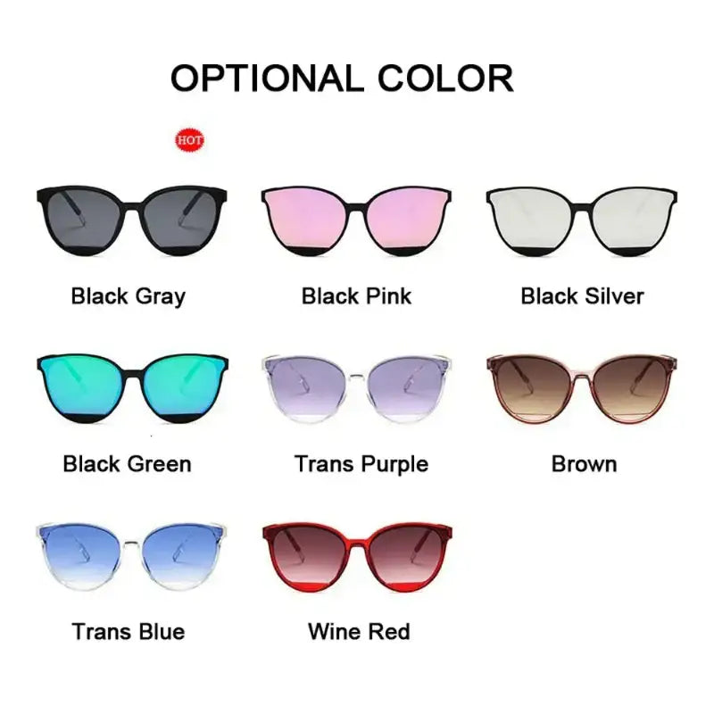Womens Metal Mirror Classic Vintage Sun Glasses - sleek-selections