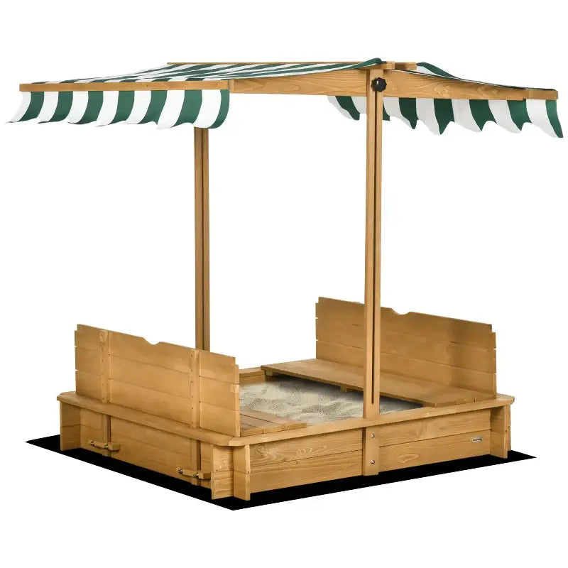 Wooden Kids Sandbox - sleek-selections