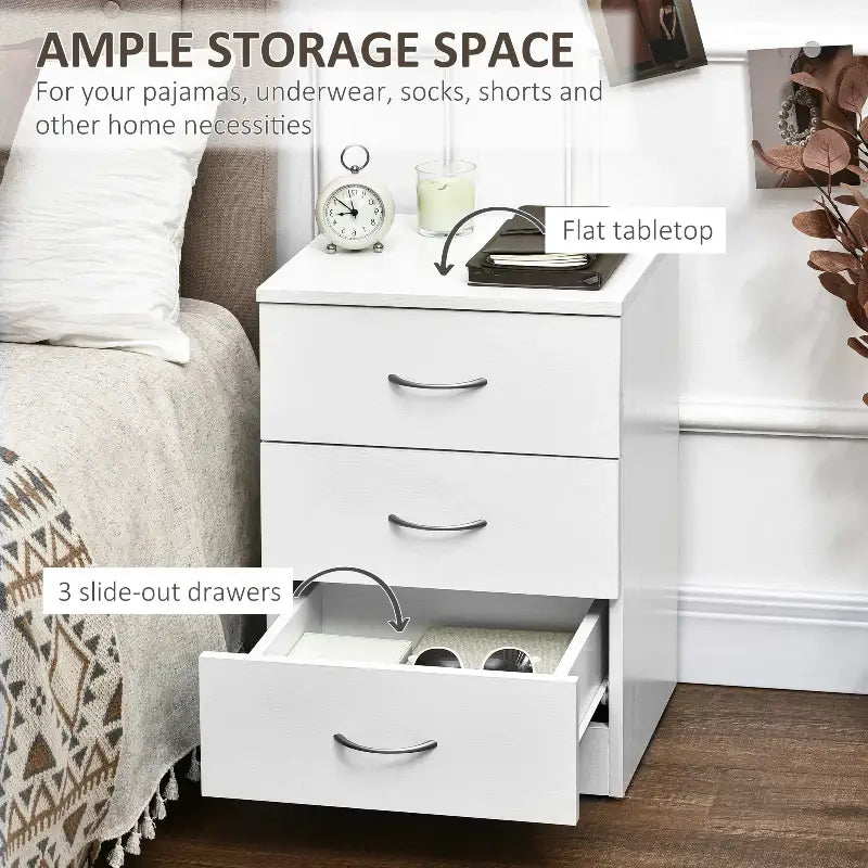 2 Modern Wood Nightstands - sleek-selections