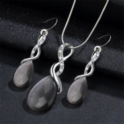 Fashion Opal Jewelry Sets sleek-selections