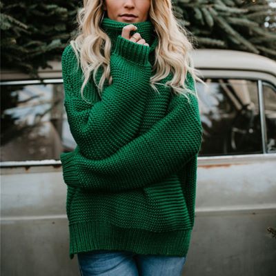 Thick Turtleneck Sweater - Cozy and Stylish for Cold Weather