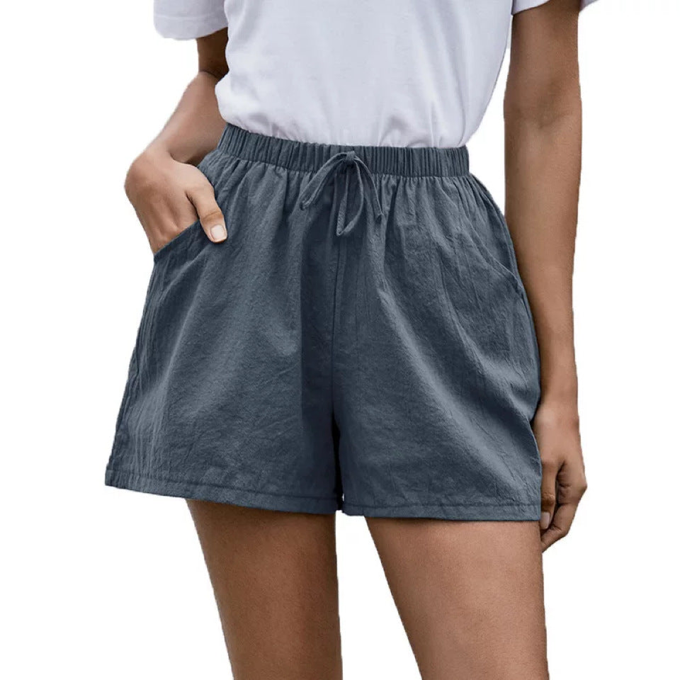 Linen A-Line Shorts