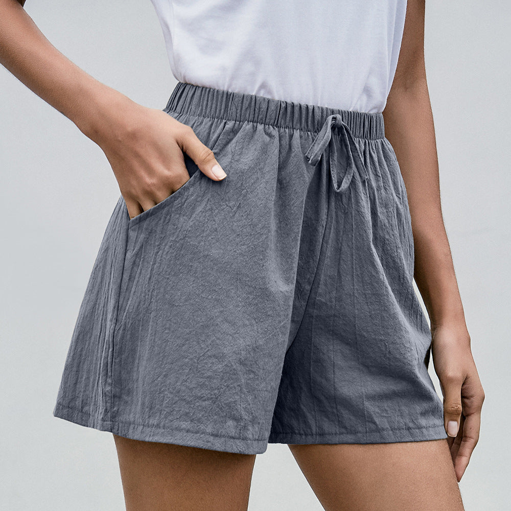 Linen A-Line Shorts