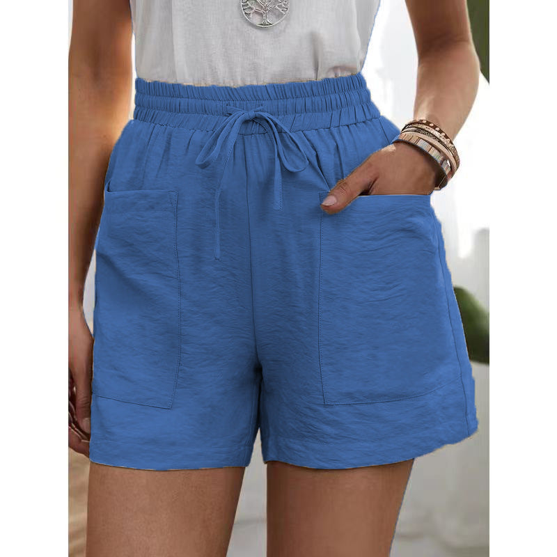 Loose Linen Casual Shorts