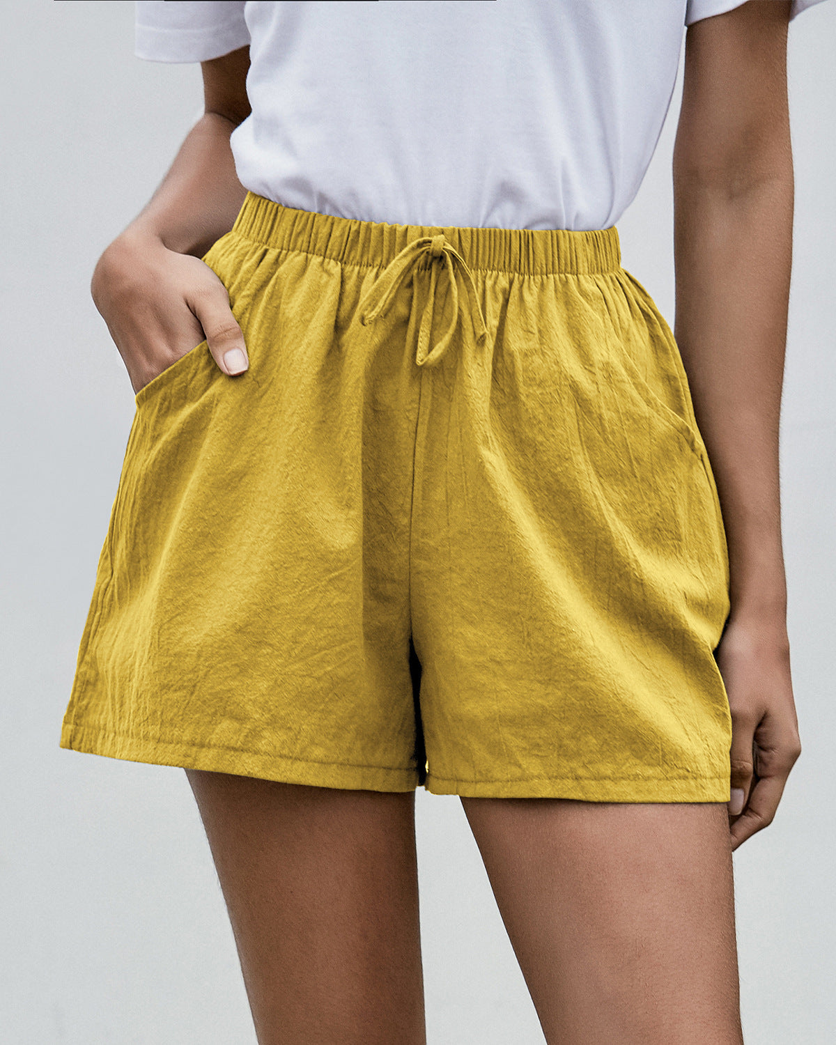 Linen A-Line Shorts