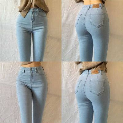 Stretch Light Blue Jeans sleek-selections