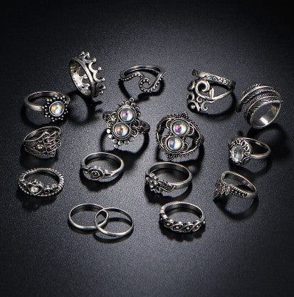 Popular 16 Piece Aobao ring set sleek-selections