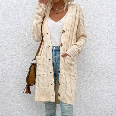 Cable Knit Cardigan sleek-selections