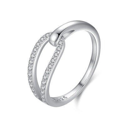 S925 Sterling Silver Ring Women sleek-selections